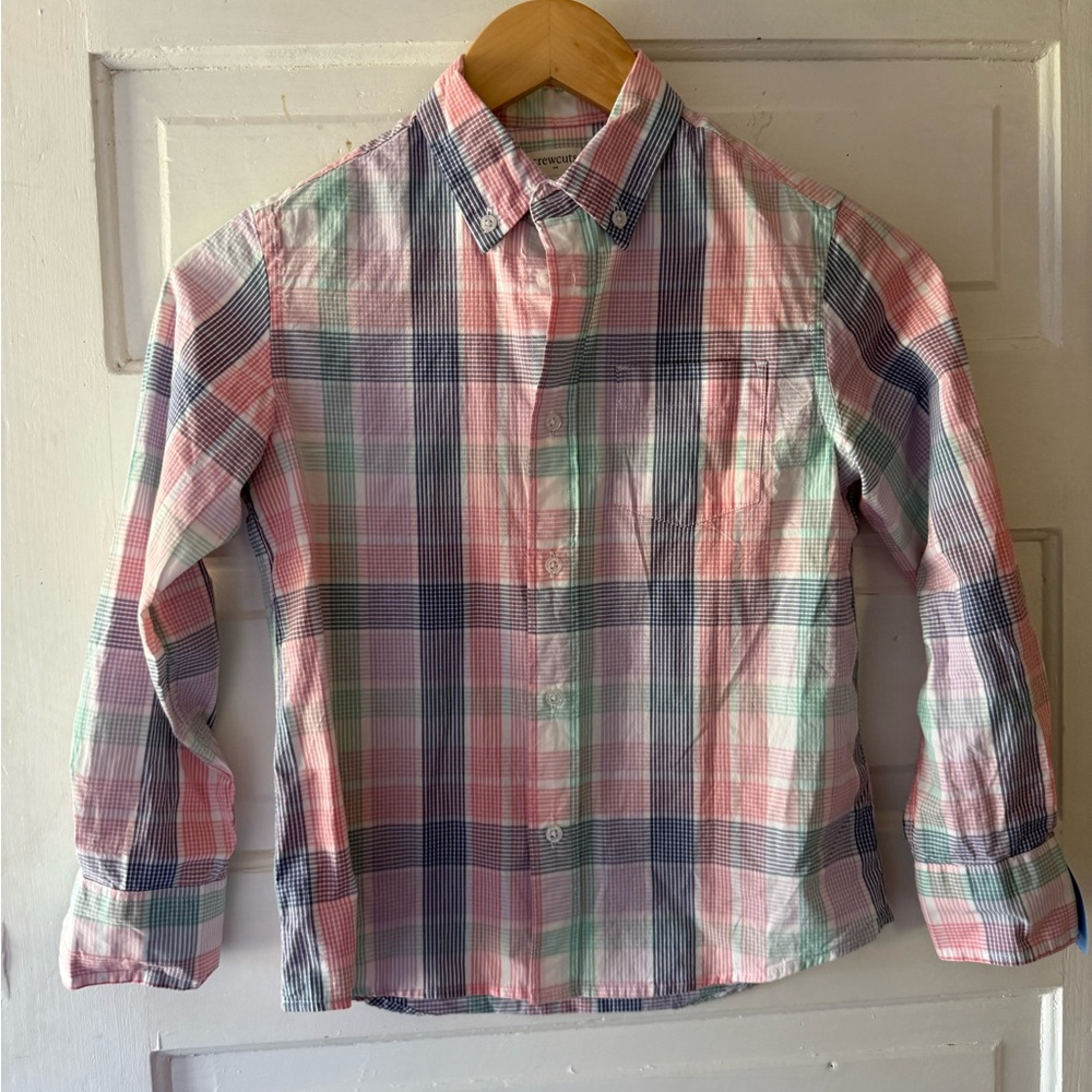 Crewcuts Plaid Button Down Shirt